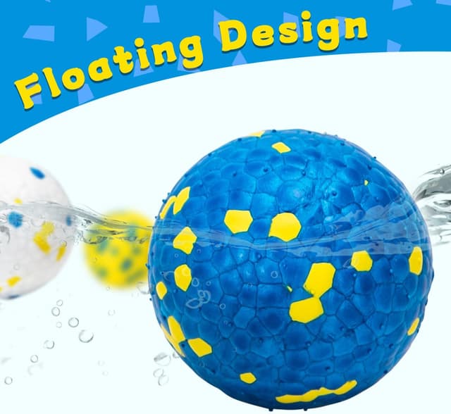 Detalle 2 de Palle per cani Nobleza “Indistruttibili” a alto rimbalzo, set da 3 pezzi Ø 6,3 cm