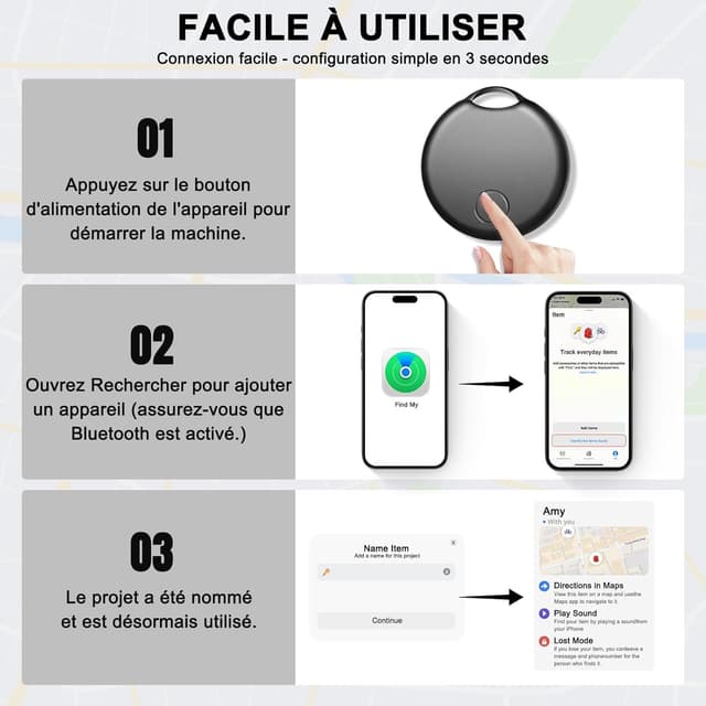 Thumbnail 5 de Smart Air Traceur Tag lot de 4
