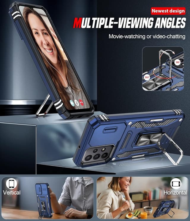 Thumbnail 4 de LeYi Samsung A23 Protective Case 2 Pack