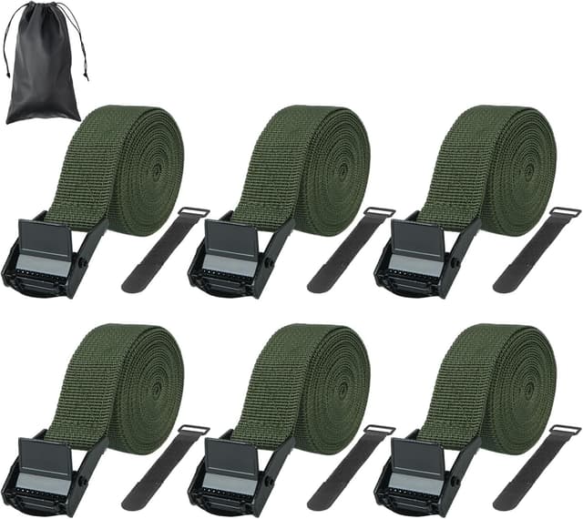 Imagen de VirtuGro 6 Pack Ratchet Tie Down Straps 2.5m en OfertitasTOP