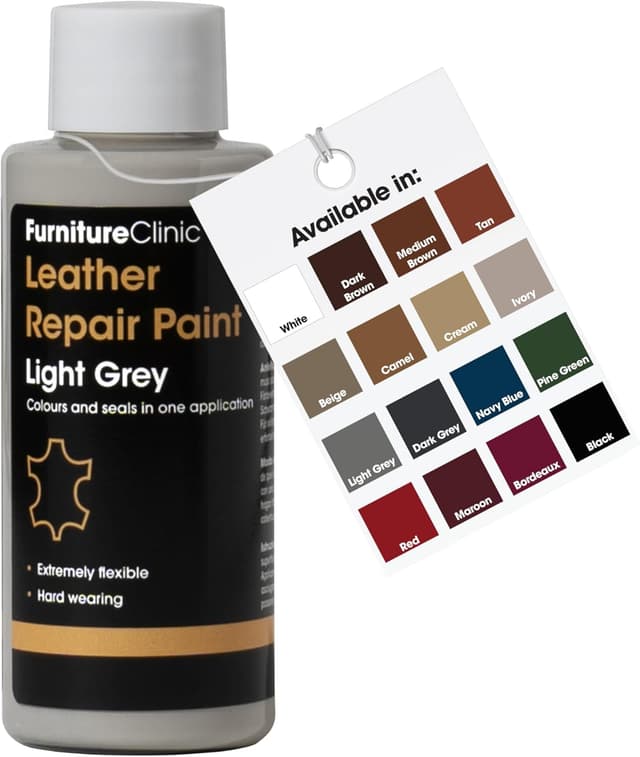 Detalle de Furniture Clinic Gris Clair 50ml Peinture cuir