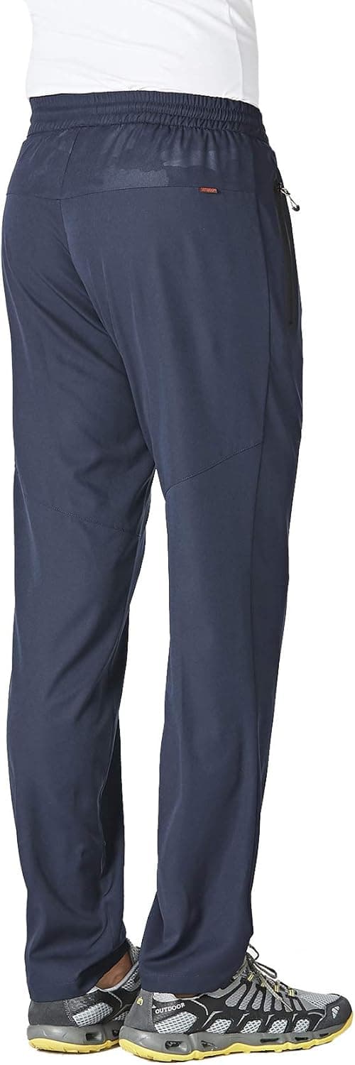Detalle 1 de EKLENTSON Men’s Lightweight Outdoor Hiking Jogger Trousers with Stretch & Zip Pockets
