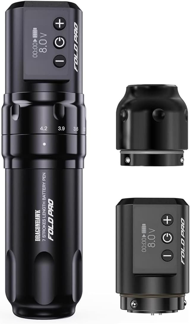 Imagen de Dragonhawk Fold Pro Macchinetta per tatuaggi 1500mAh en OfertitasTOP