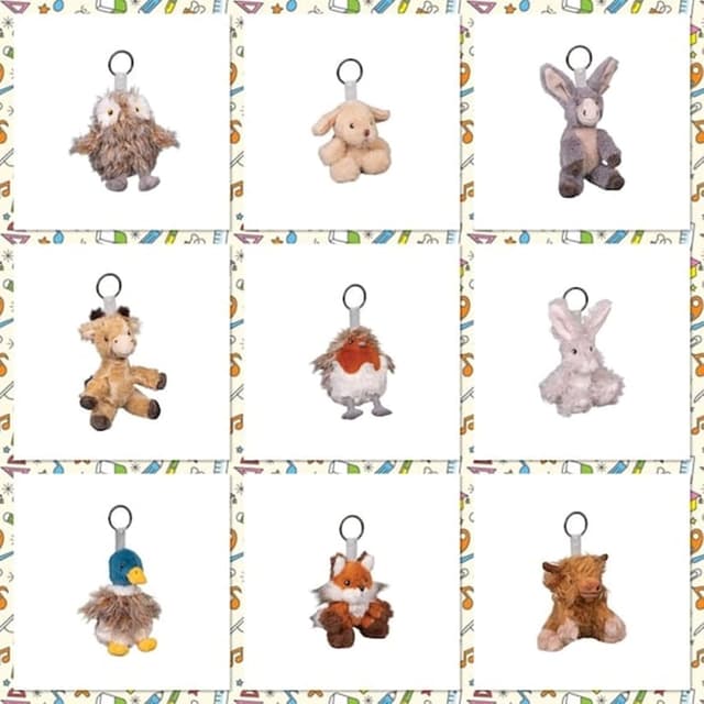 Thumbnail 2 de Wrendadle Designs Schlüsselanhänger aus Plüsch 100 x 70 x 70 mm