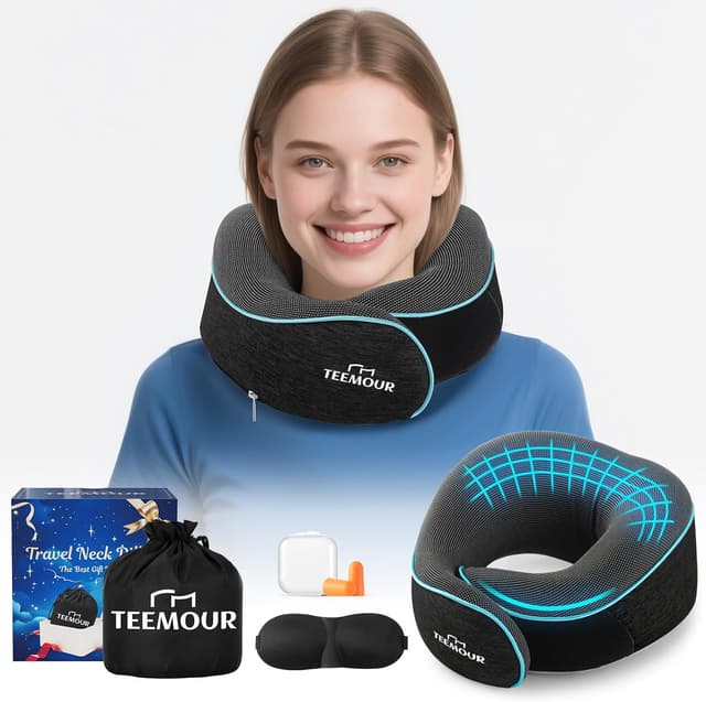 Imagen de Memory Foam Travel Pillow 360° Neck Support en OfertitasTOP