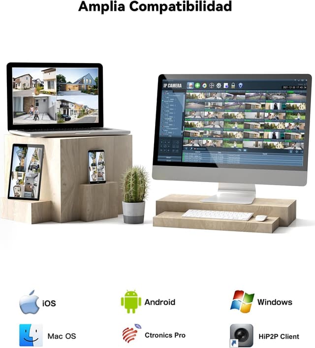 Thumbnail 6 de Ctronics 4K 8MP Cámara Exterior IA