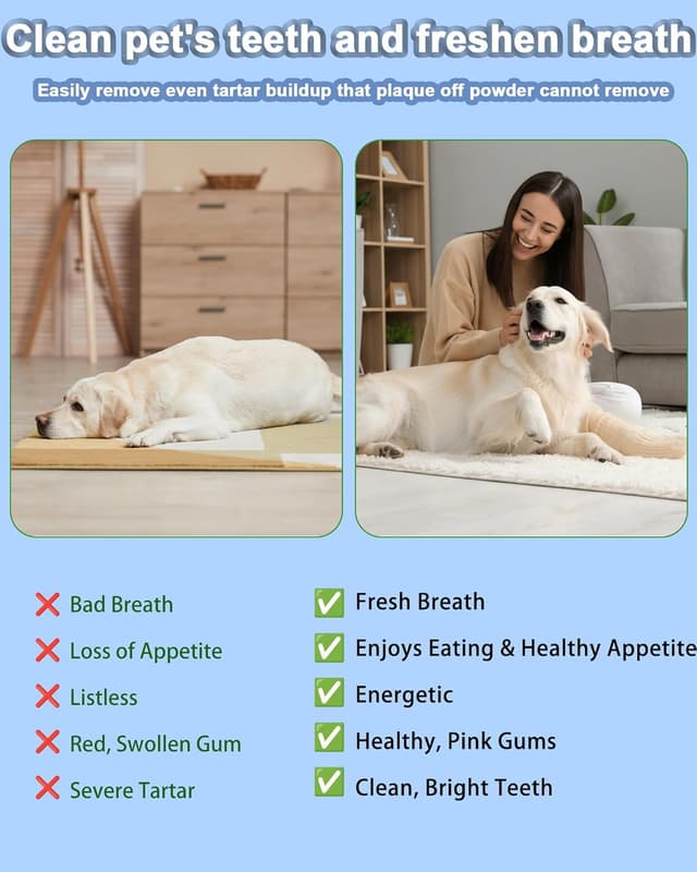 Detalle de Stim-U-Dent Dog Plaque Remover for Teeth with LED light and rechargeable toothbrush heads