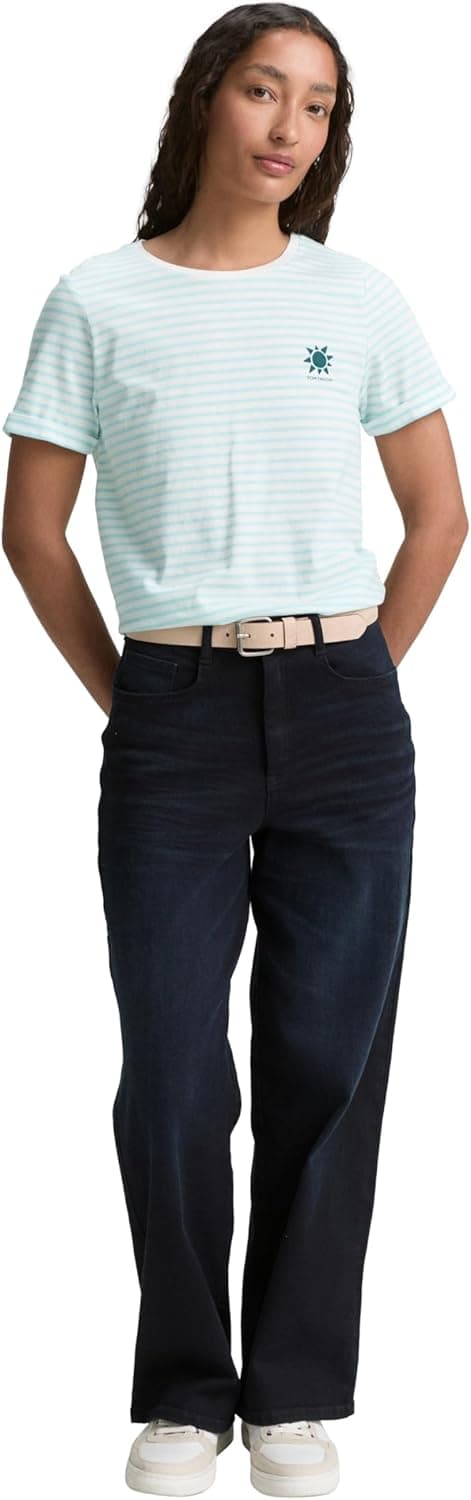 Detalle de Tom Tailor 1046440 T-Shirt da donna: comfort e vestibilità comoda