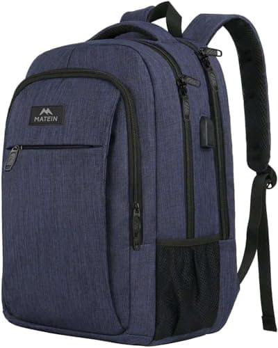 Detalle de MATEIN Mochila 15.6 con USB antirrobo