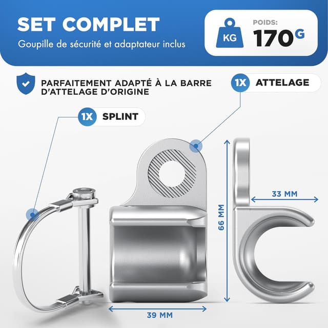 Detalle 1 de Attelage vélo Thule LAINFELD Chariot et Coaster