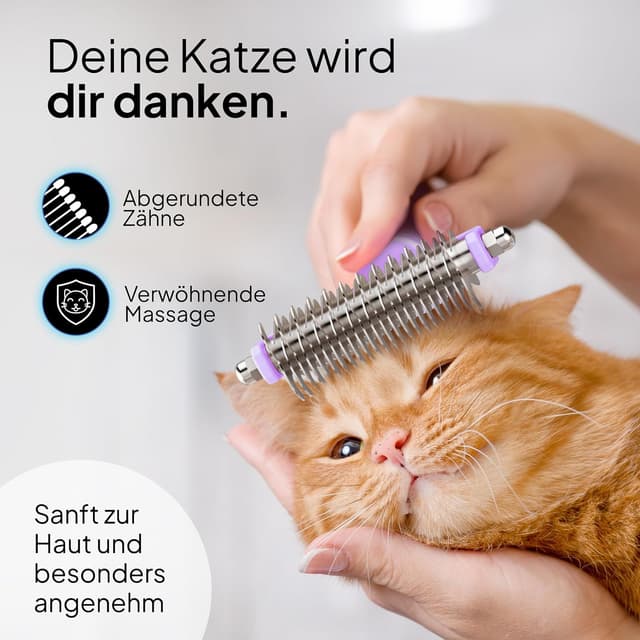 Thumbnail 2 de Pretty Paw Katzen Bürste 95% Haarentfernung 🐾