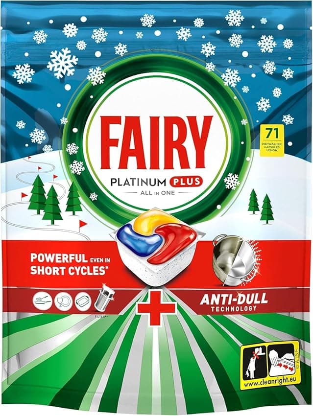 Thumbnail 6 de Fairy Platinum Plus Limón 71 cápsulas para lavavajillas