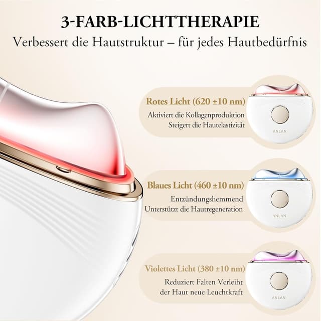 Detalle de ANLAN EMS Gua Sha Elektrisch 3 Stufen