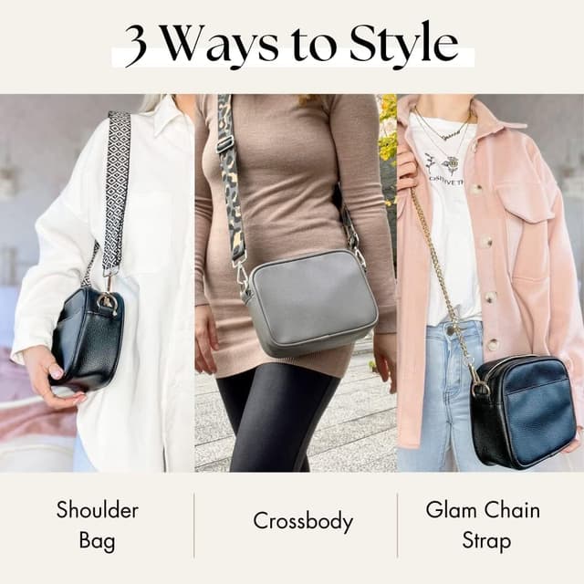 Detalle de Lily England Cross Body Bag 3‑Way Wear