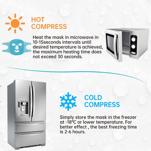 Thumbnail 2 de ZNÖCUETÖD Cold Face Eye Mask 🧖♀