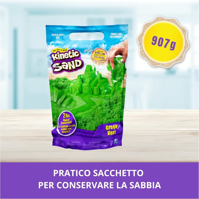 Detalle de Kinetic Sand Sacchetto 907 g sabbia cinetica