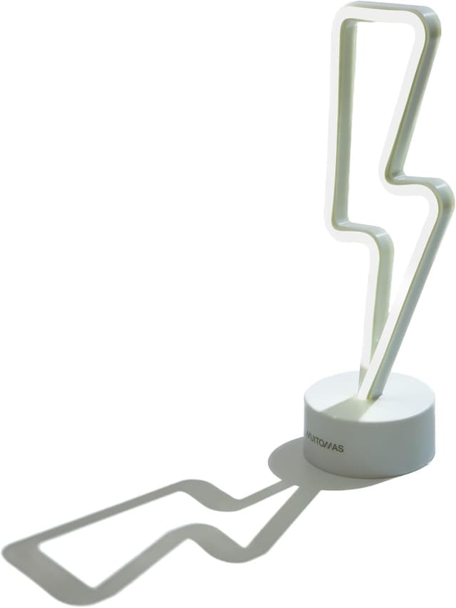 Detalle 2 de Muitomas lampada neon da scrivania con scritta e forma fenicottero, 5W (input 5V/1A)