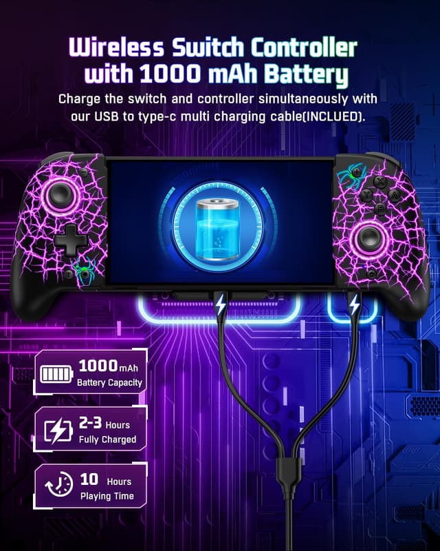 Detalle de Switch controller with Hall Effect joystick