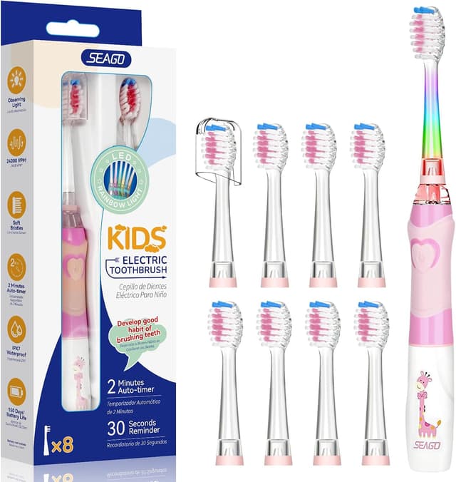 Imagen de Seago SG-977 Cepillo eléctrico infantil 3–12 años en OfertitasTOP