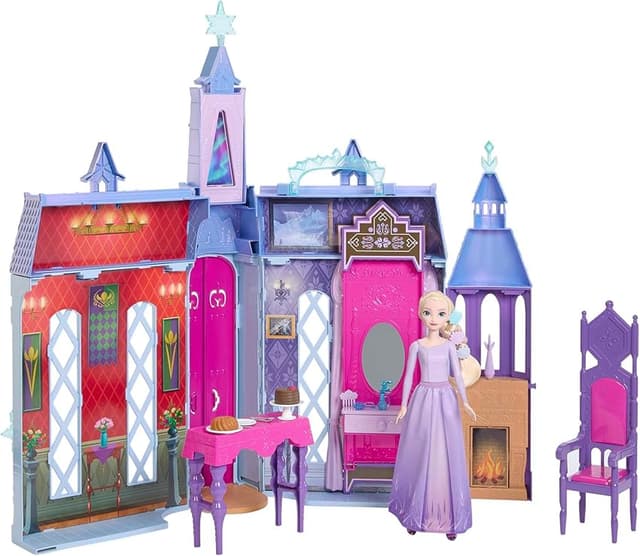 Detalle de Mattel Disney Frozen Castillo de Arendelle con Elsa 🏰