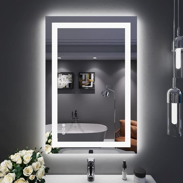 Detalle de LOAAO 24x36 LED Bathroom Mirror