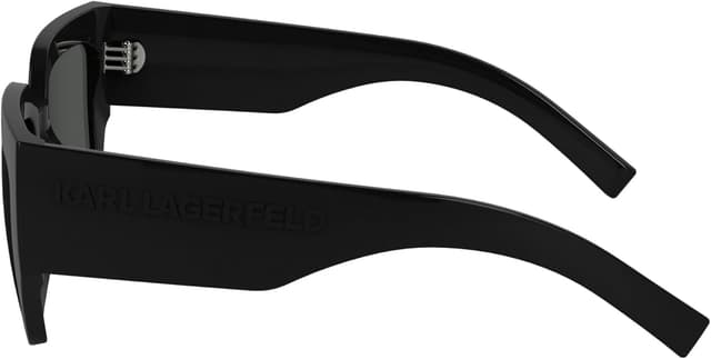 Detalle de KARL LAGERFELD Occhiali Donna in plastica bioinyettata, montatura rettangolare modificata (taglia M)