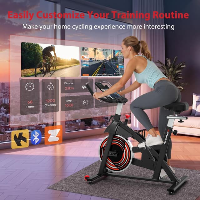 Detalle de Stationary Exercise Bike with Smart App