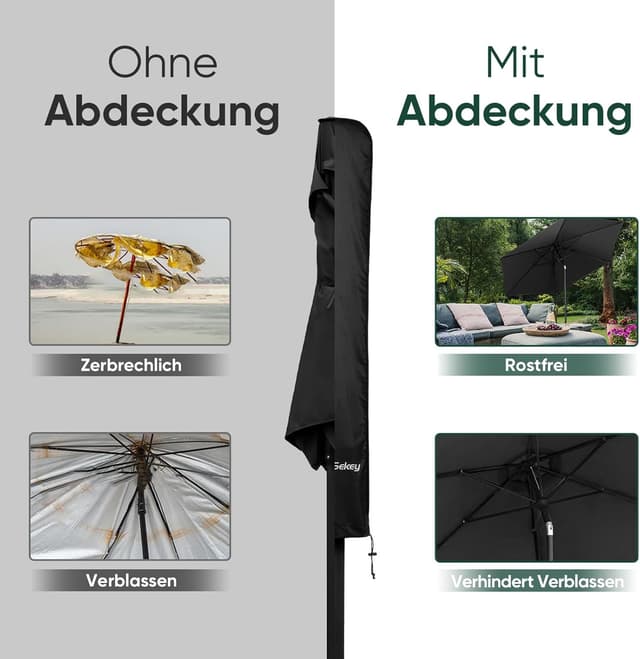 Thumbnail 3 de Sekey Funda Impermeable para Parasol 200 cm ☔