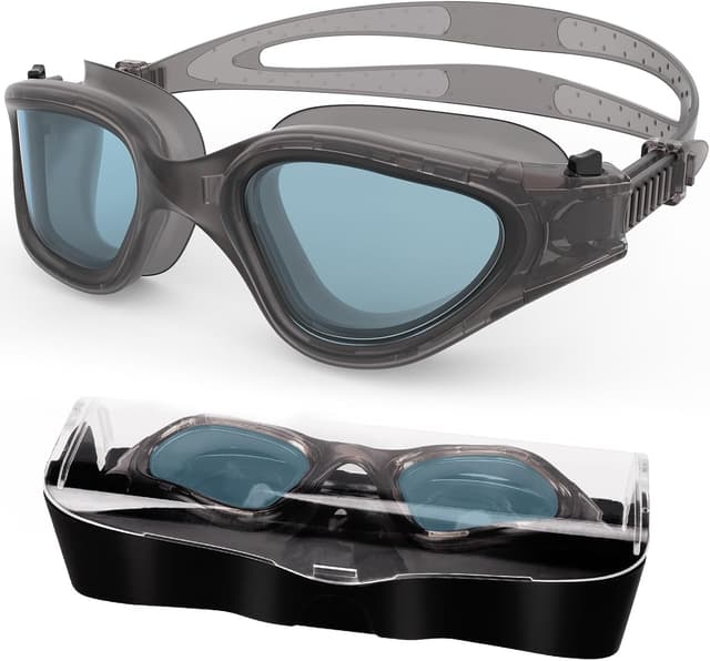 Thumbnail 6 de HotSrace occhialini da nuoto polarizzati e antiappannamento UV con silicone morbido