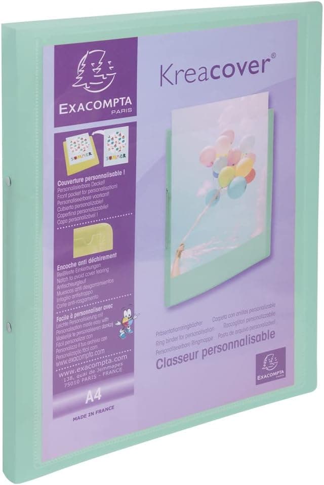 Thumbnail 3 de Exacompta 54279E Kreacover Pastel – 5 classeurs A4