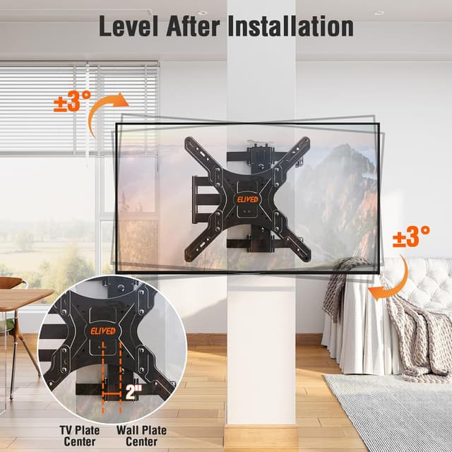 Thumbnail 6 de ELIVED YD0084 Pillar TV Mount 77 lbs