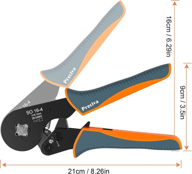 Thumbnail 5 de Preciva 0.08-16mm² Ferrule Crimping Tool