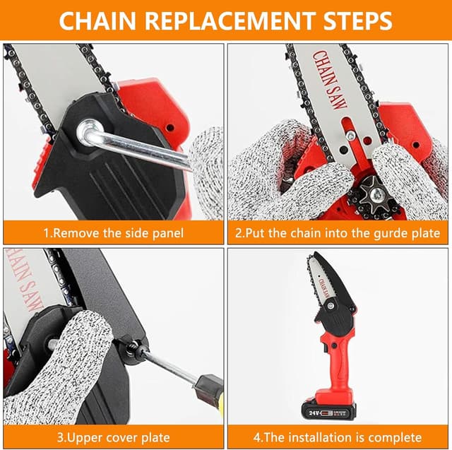 Thumbnail 6 de Catene motosega 6" 4 pezzi 🪚