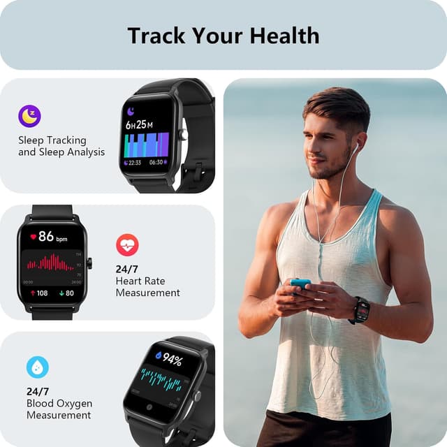 Detalle de Smart Watch 1.8" HD screen with Alexa