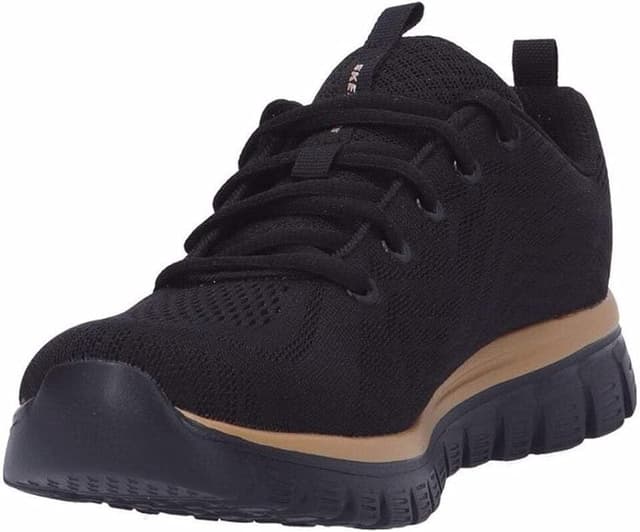 Thumbnail 3 de Skechers Graceful Get Connected: Zapatillas Mujer Negro/Rosa/Oro