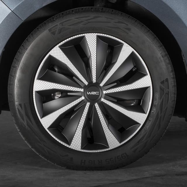 Thumbnail 4 de WRC Tapacubos 15 Carbono negro mate gris