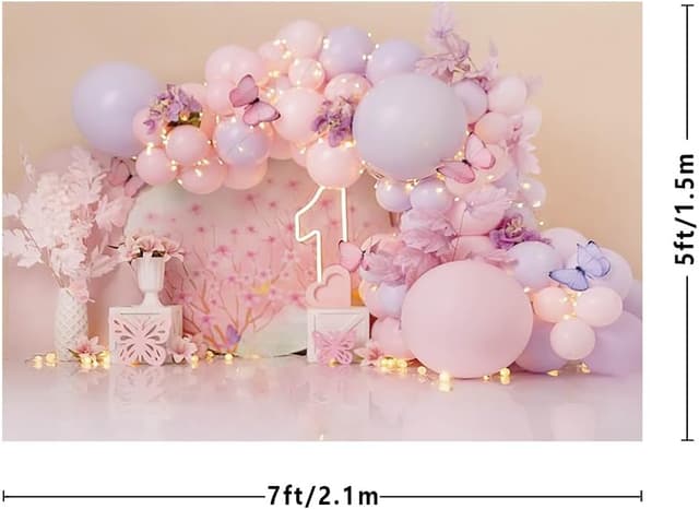 Detalle de MEHOFOND 7x5ft birthday photo backdrop