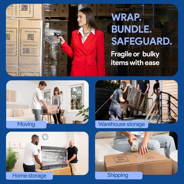 Thumbnail 5 de International Plastics Co. 18" Stretch Film 1200 ft