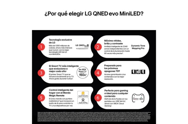 Thumbnail 4 de LG QNED92 85" QNED evo MiniLED 4K 2025
