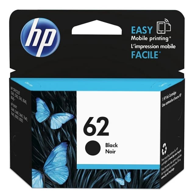 Imagen de HP 62 Cartucho tinta original negro 🖨️ en OfertitasTOP