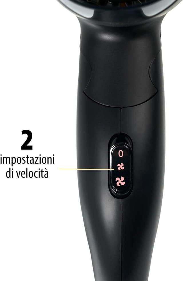 Detalle de Tristar HD-2460 asciugacapelli da viaggio da 1200 W con impugnatura pieghevole