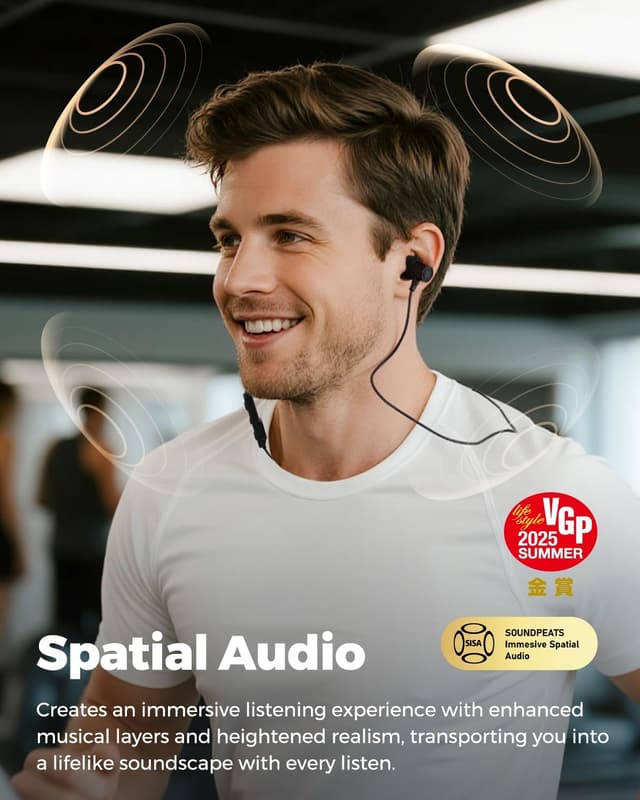 Thumbnail 4 de SoundPEATS Q40 HD neckband LDAC, 20H