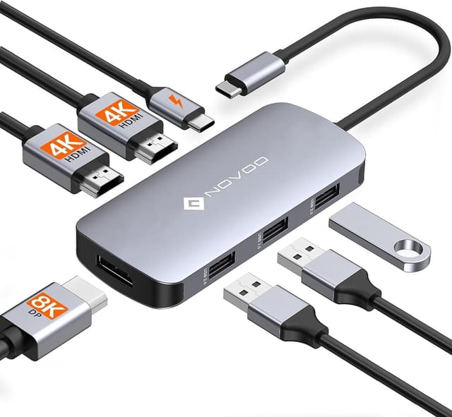 Imagen de NOVOO Docking station USB C 7-en-1 en OfertitasTOP