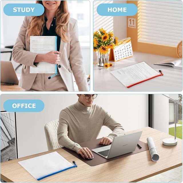 Detalle 2 de Carehabi Bolsas A5 con cremallera 24 piezas