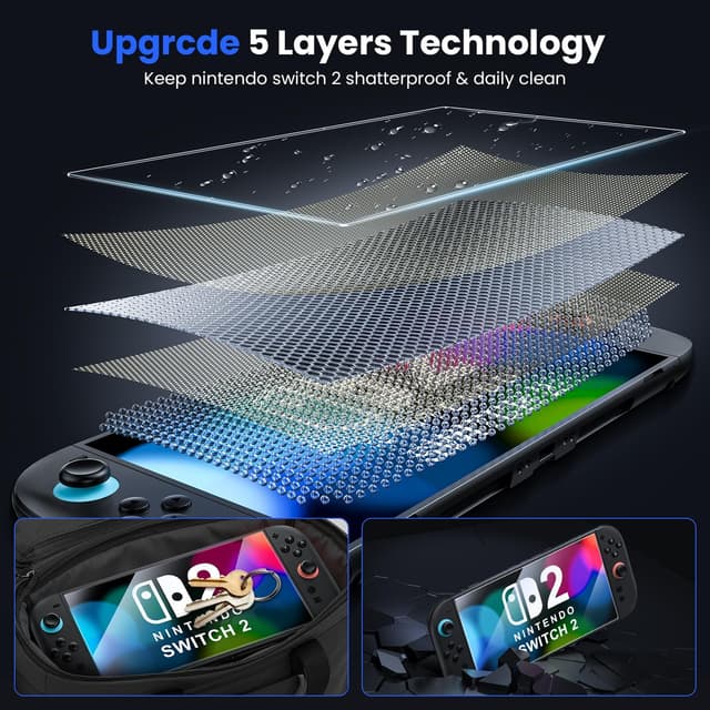 Thumbnail 4 de WSKEN Panzerglas für Nintendo Switch 2 (2025) 2er-Pack