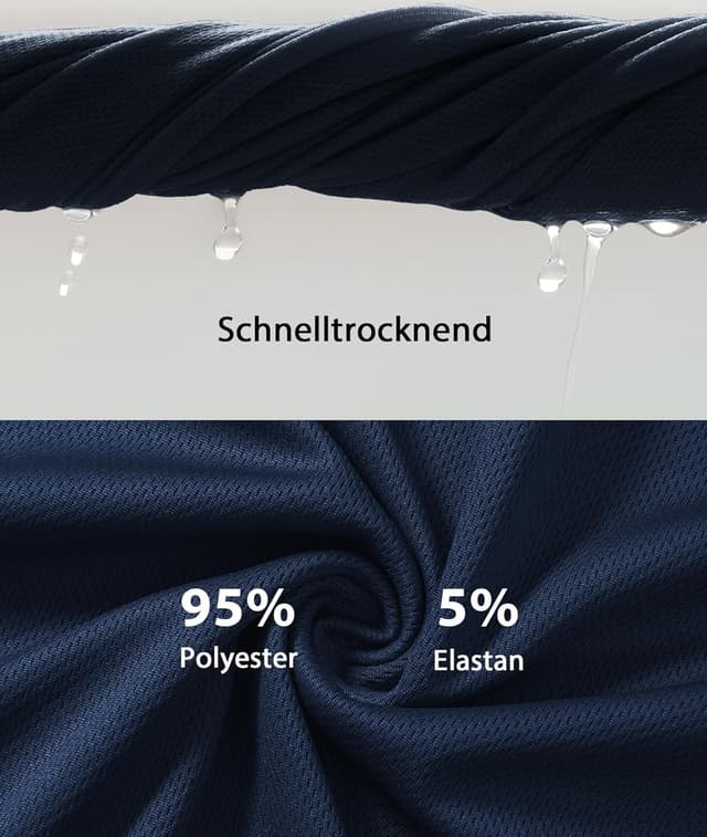 Detalle 2 de SwissWell 2 pezzi polo uomo manica corta estiva traspirante per golf e tennis