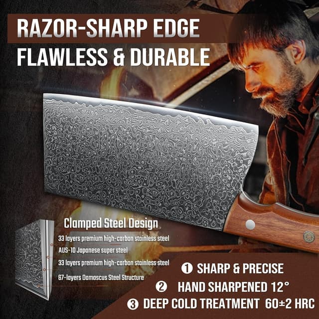 Detalle 2 de DRAGON RIOT Hackmesser 60 HRC