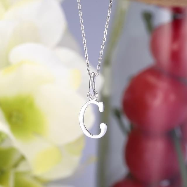 Thumbnail 2 de VIKI LYNN Collier Lettre C Argent 925