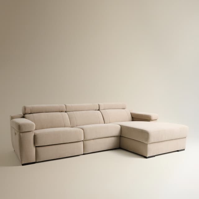 Detalle de El Corte Inglés City sofá 3 plazas 1 relax eléctrico