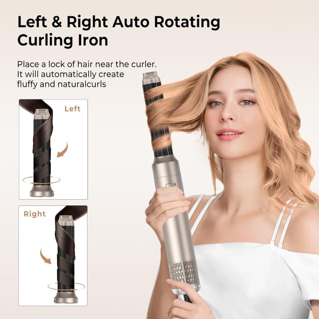 Detalle 2 de 6 in 1 Hairstyler 1000w Rundbürstenföhn